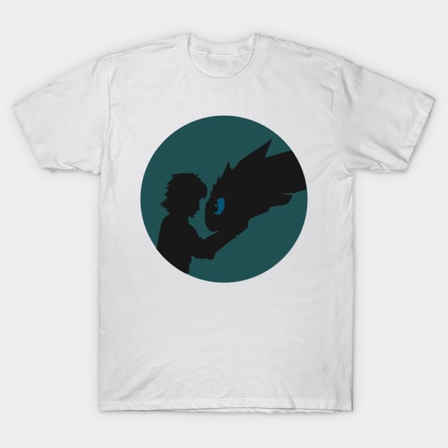 toothless and hiccup how to train your dragon T-Shirt by khoipham